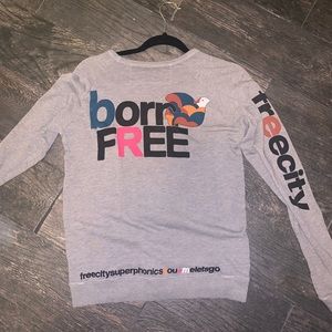 FREE CITY crew neck Sz S